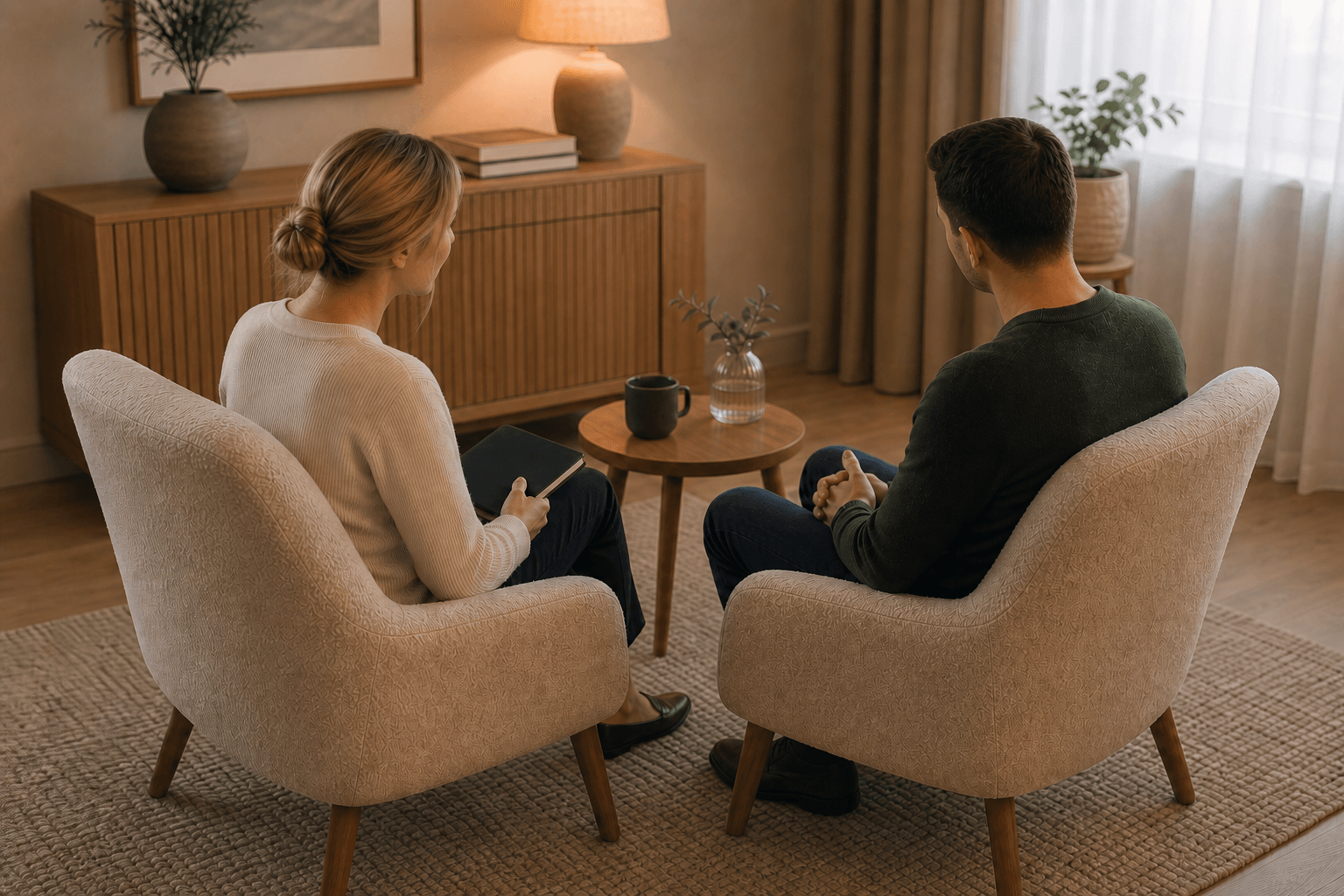 Notes and client history after booking (AI-genereret billede)